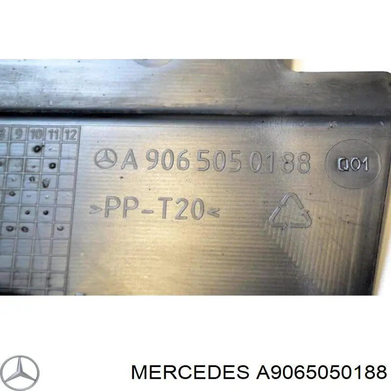 Compre A9065050188 Mercedes Conduto de ar (defletor) esquerdo do radiador