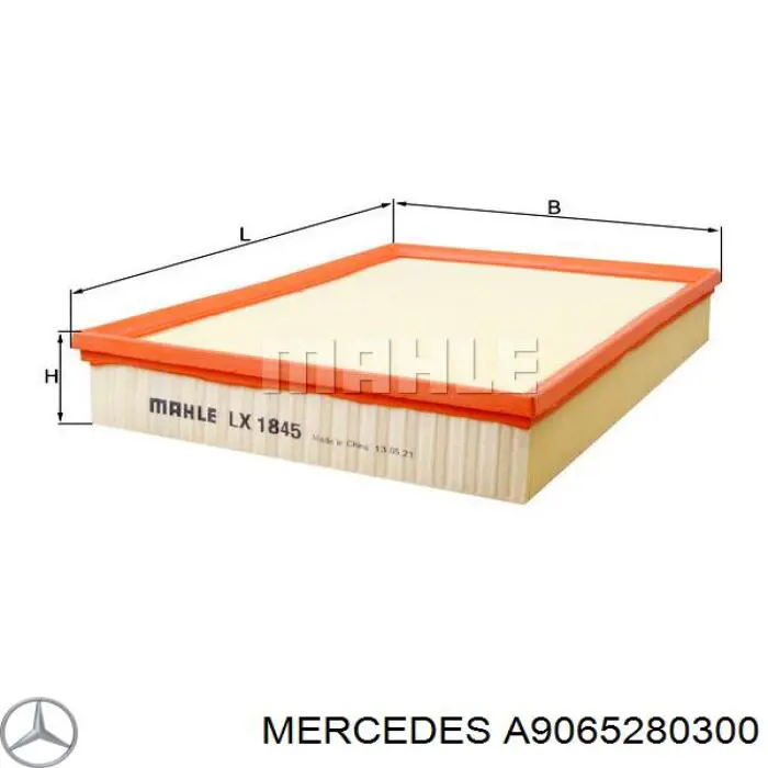 Compre A9065280300 Mercedes Caixa de filtro de ar
