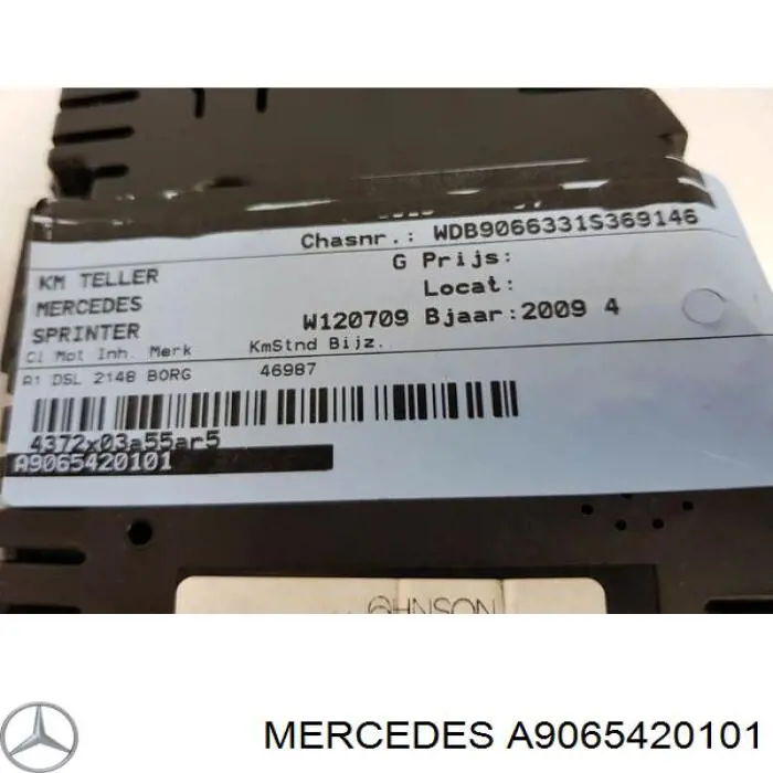 A9065420101 Mercedes Painel de instrumentos (quadro de instrumentos)