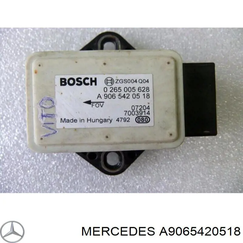 A0065424218 VAG Sensor do ângulo (de velocidade) de viragem de automóvel