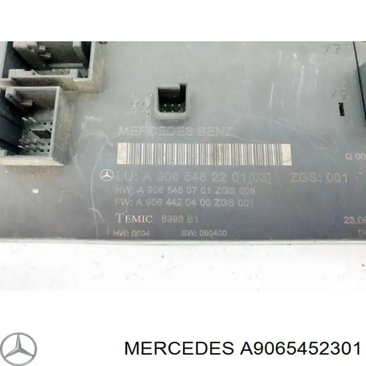 A9065451901 Mercedes Unidade de controlo de sinais SAM