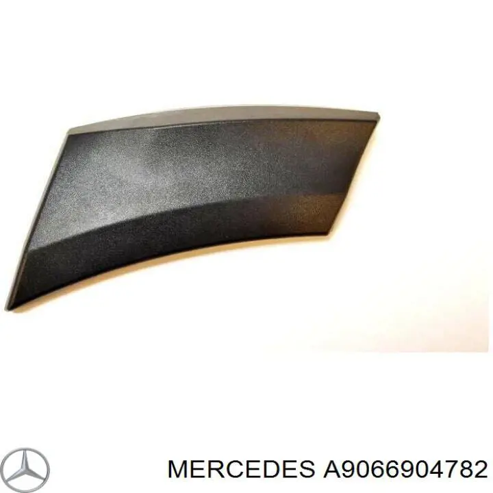 A9066904782 Mercedes Placa sobreposta do pára-lama dianteiro esquerdo