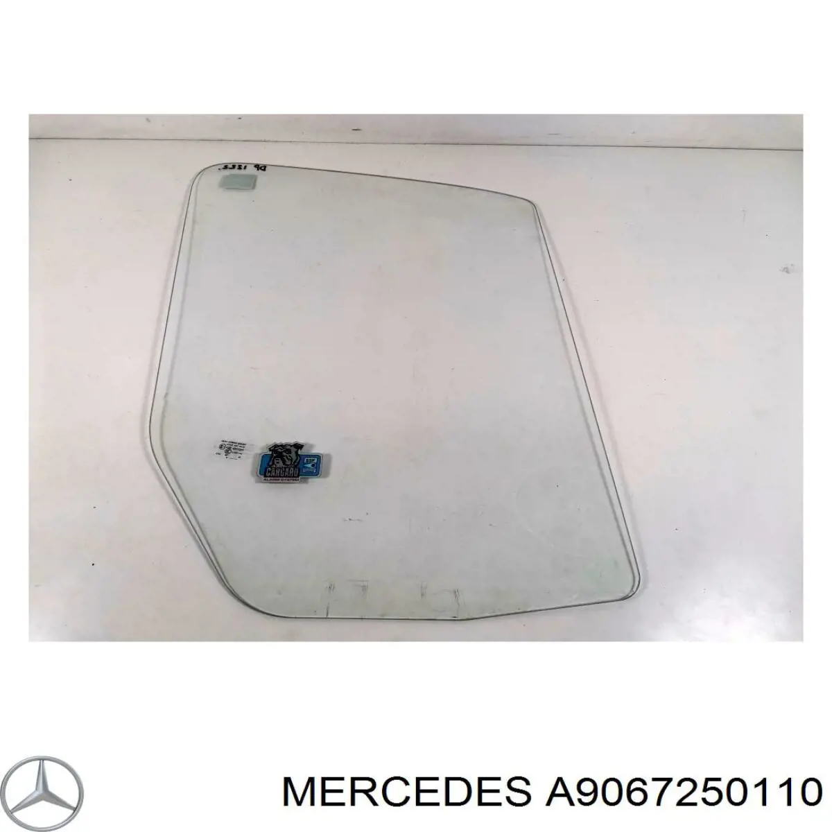 A9067250110 Mercedes Vidro da porta dianteira direita