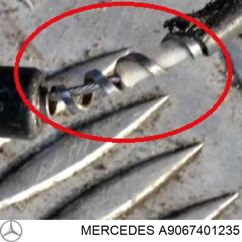 Compre A9067401235 VAG Fecho inferior da porta traseira esquerda batente