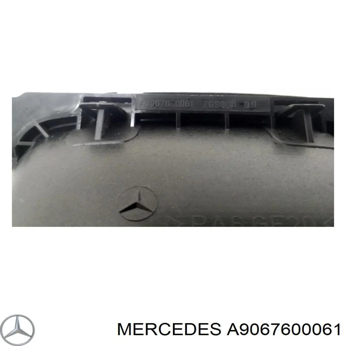 Maçaneta direita interna da porta traseira (batente) Mercedes A9067600061