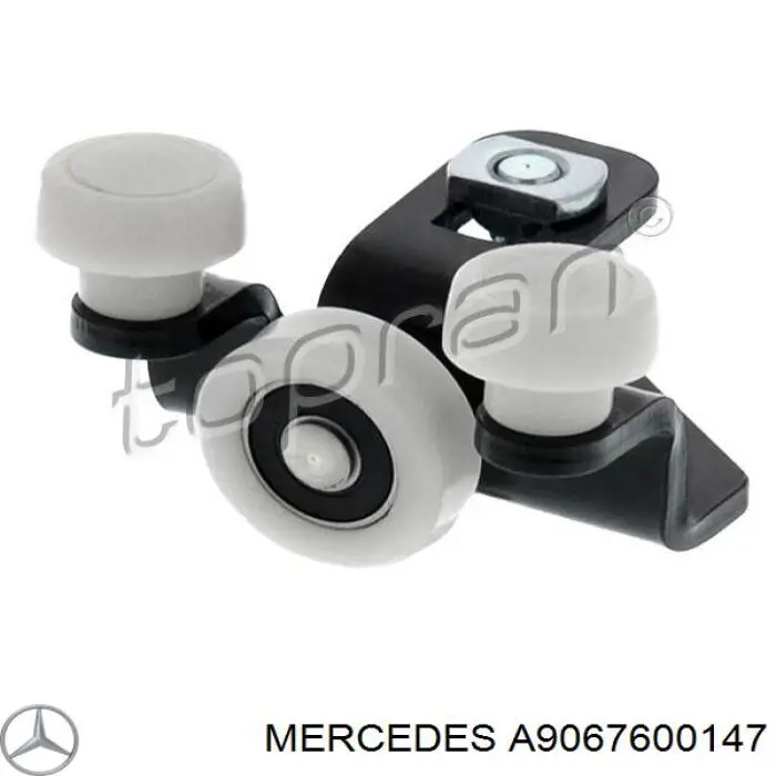A9067600147 Mercedes Rolo direito superior da porta lateral (deslizante)