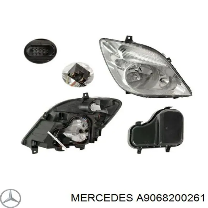A9068200261 Mercedes Luz direita