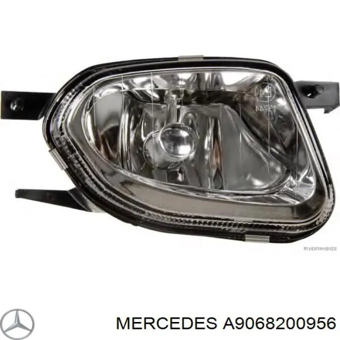 A9068200956 Mercedes Luzes de nevoeiro direitas