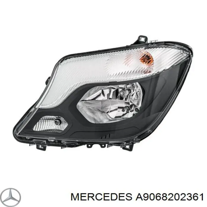 Luz esquerda Mercedes A9068202361 preço, a partir de 316,68 USD