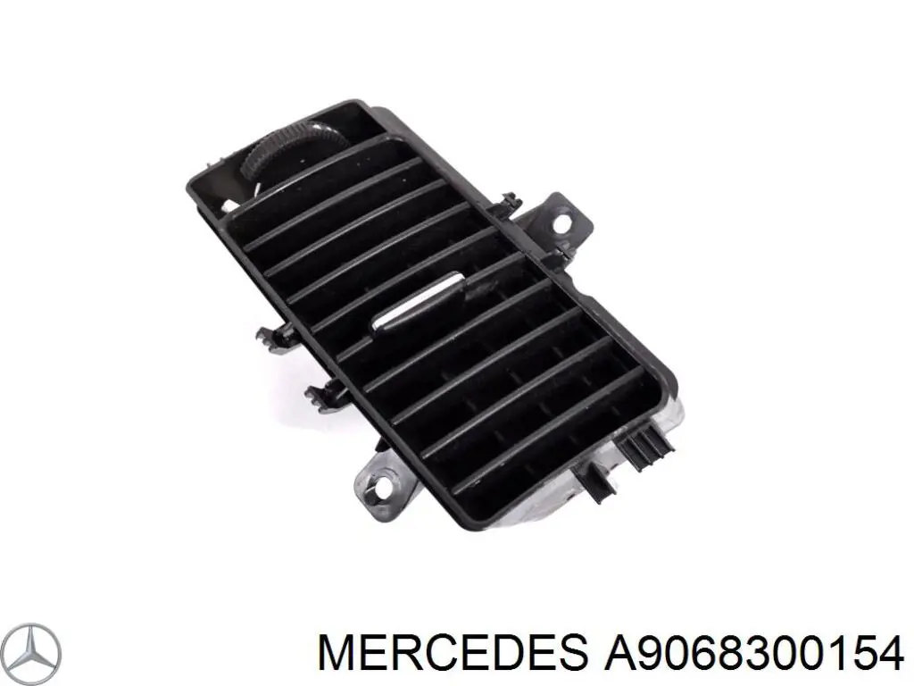 A9068300154 Mercedes Grelha direita de ventilação de salão no "painel de instrumentos"