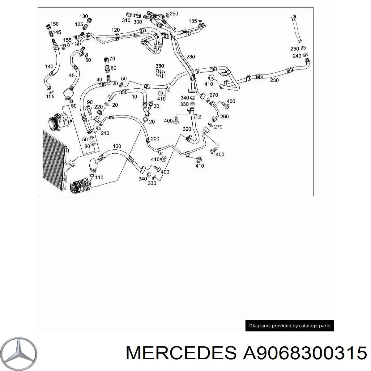  Mercedes A9068300315 preço, a partir de 66,40 USD