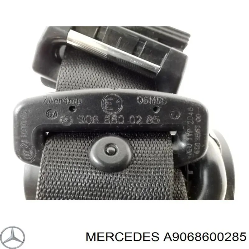 9068600285 Mercedes Correia de segurança dianteira direita
