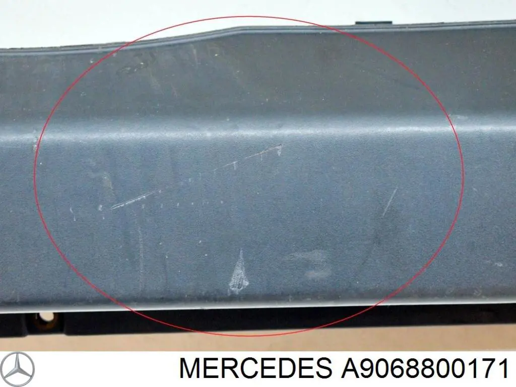 Pára-choque traseiro, parte central Mercedes A9068800171 preço, a partir de 122,80 USD