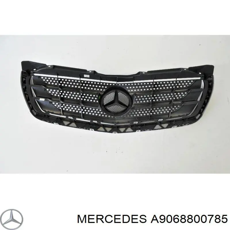 A90688007859051 Mercedes Grelha do radiador
