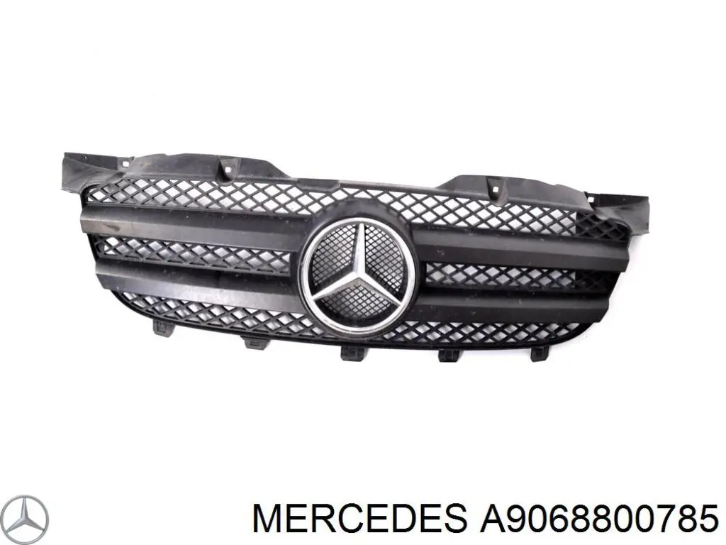 Compre A90688007859051 Mercedes Grelha do radiador
