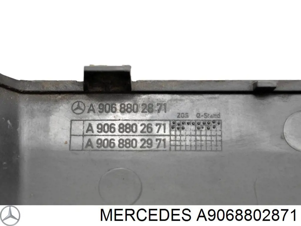 Placa sobreposta do pára-choque traseiro esquerdo Mercedes A9068802871 preço, a partir de 11,84 USD