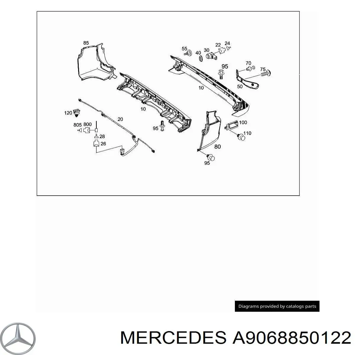  Mercedes A90688501229B51 preço, a partir de 30,20 USD