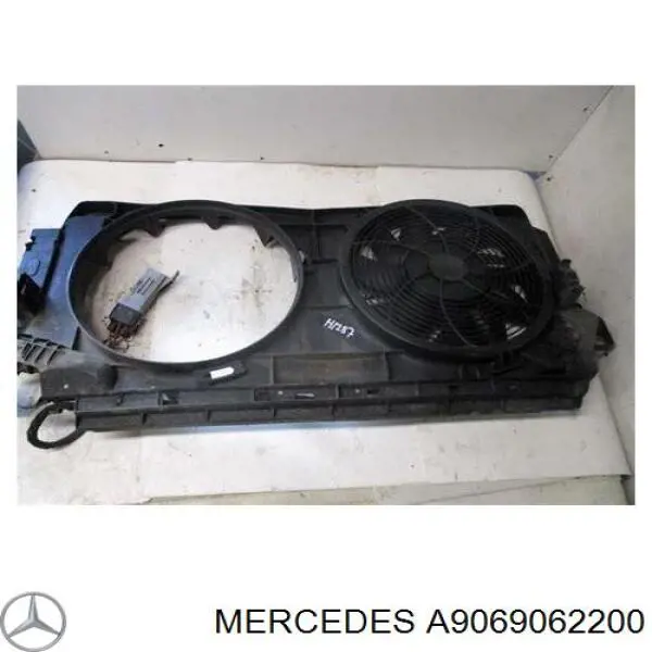 A9069062200 Mercedes Ventilador (roda de aletas) do radiador de esfriamento