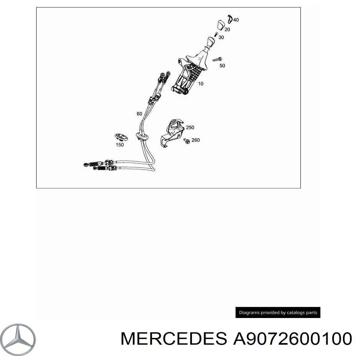 Compre Cabo de mudança duplo Mercedes Sprinter 