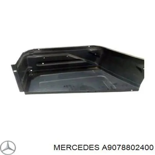A9078802400 Mercedes Consola do pára-choque dianteiro esquerdo