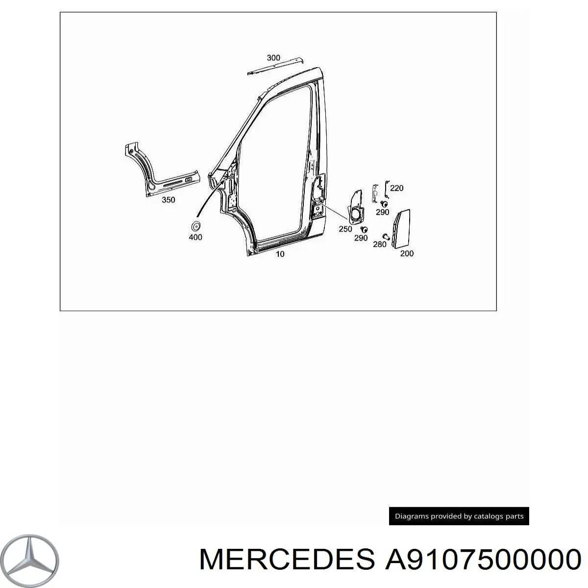 Alcapão do tanque de combustível para Mercedes Sprinter III 3,5-t 907, 910