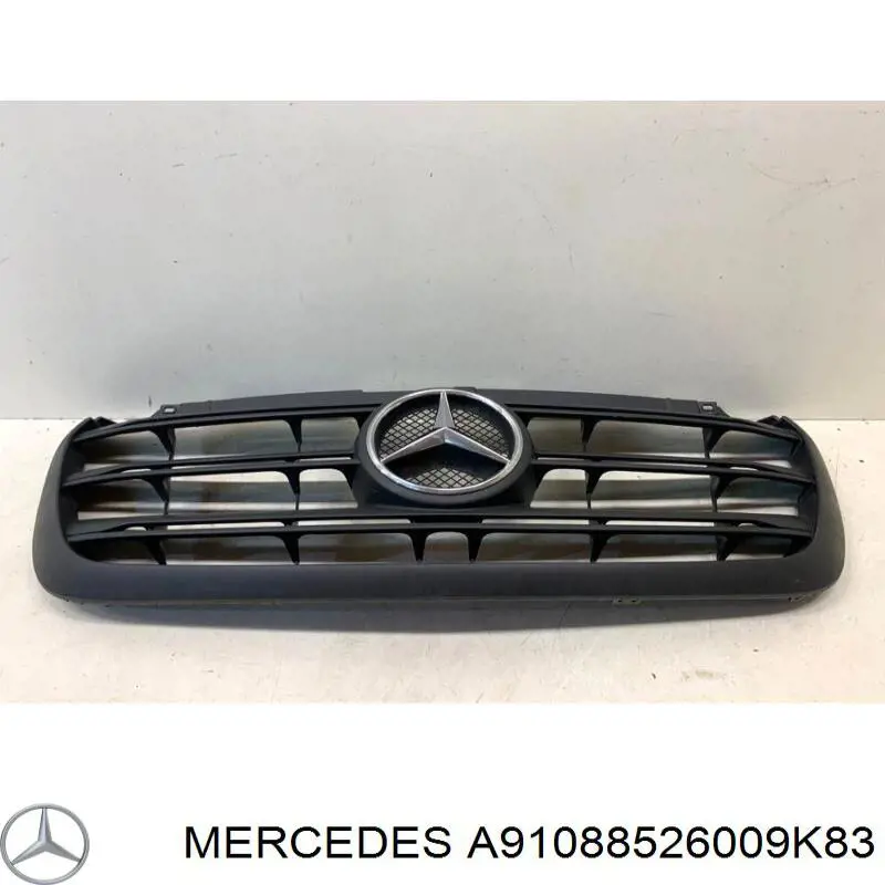 Grelha do radiador A91088526009K83 Mercedes