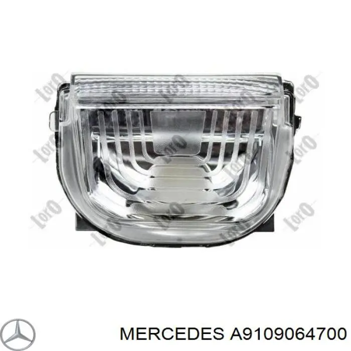 A9109064700 Mercedes Pisca-pisca de espelho esquerdo