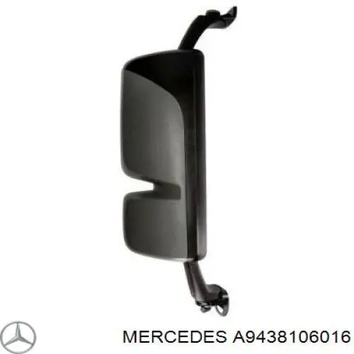 Espelho de retrovisão direito A9438106016 Mercedes
