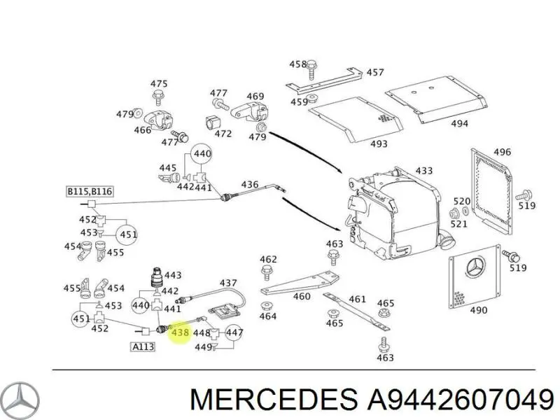 Compre A9442607049 Mercedes 