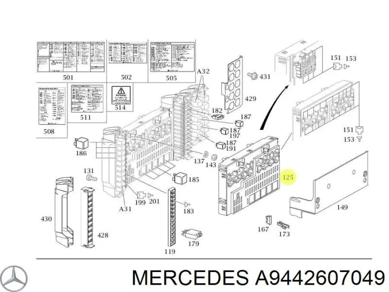  Mercedes A9442607049