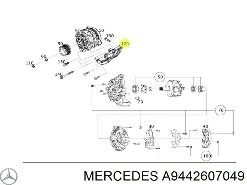 A9442607049 Mercedes 