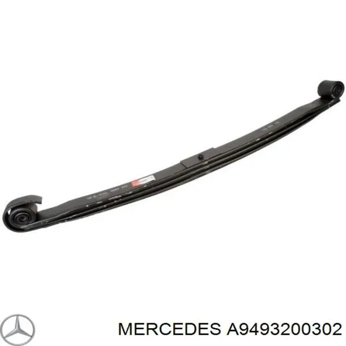 A9493200302 Mercedes Suspensão de lâminas dianteira