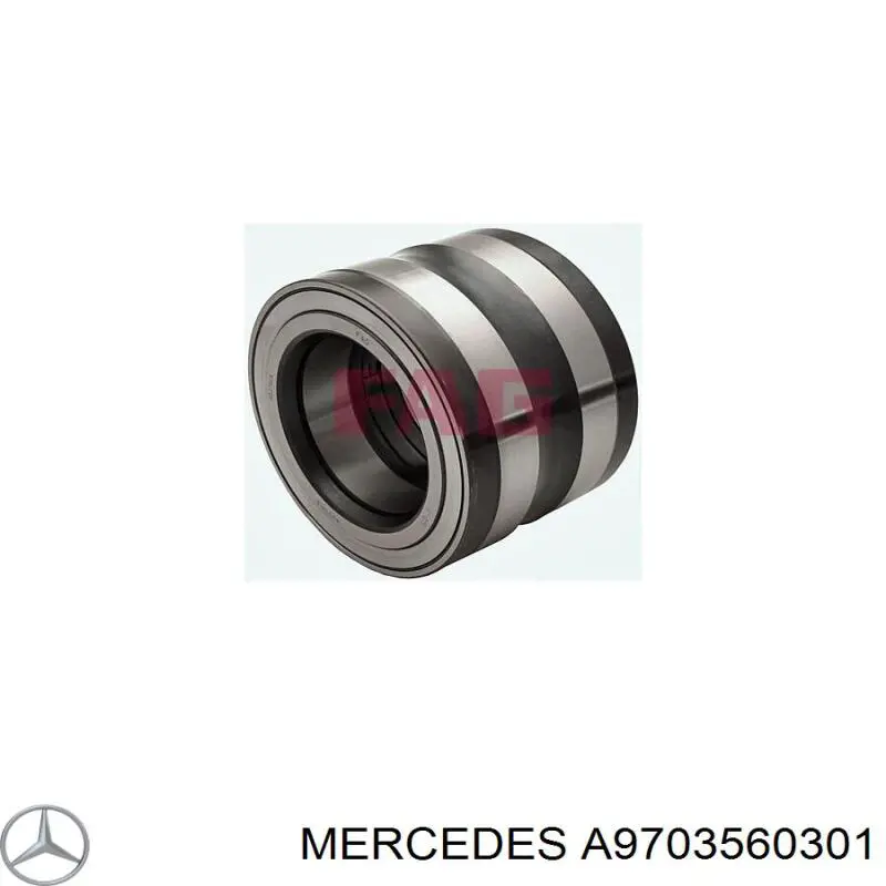 Cubo traseiro A9703560301 Mercedes