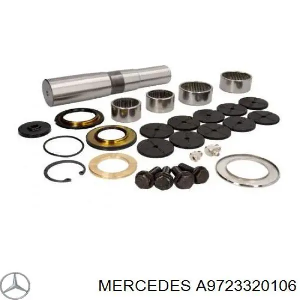 Kit de reparação do pivô de extremidade do eixo 9723320106 Mercedes