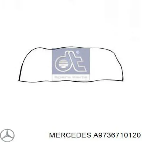 Moldura de pára-brisas Mercedes A9736710120 preço, a partir de 50,91 USD
