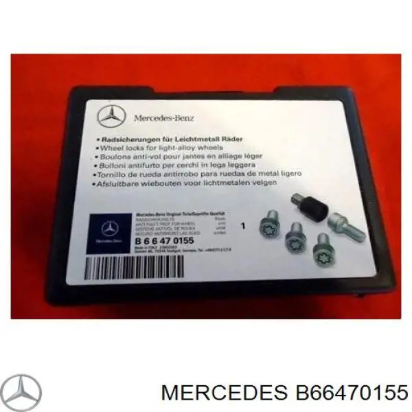 B66470155 Mercedes Parafuso de roda