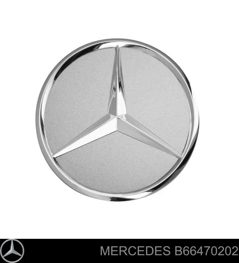 B66470202 Mercedes Coberta de disco de roda