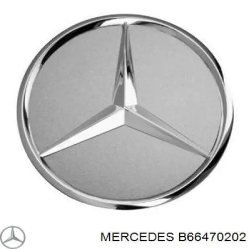 Compre B66470202 Mercedes Coberta de disco de roda