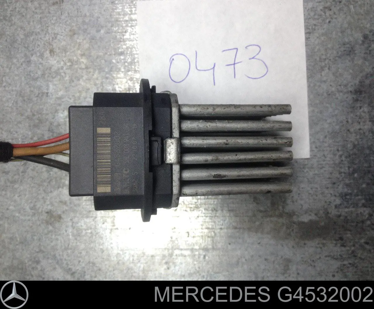 G4532002 Mercedes Resistor (resistência) de ventilador de forno (de aquecedor de salão)