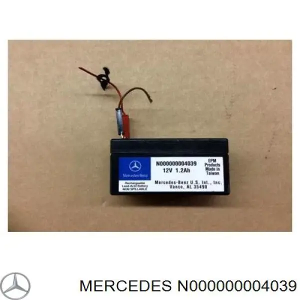 Bateria recarregável (PILHA) Mercedes N000000004039 preço, a partir de 110,67 USD
