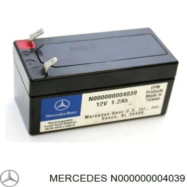 Bateria recarregável (PILHA) Mercedes A000000004039 preço, a partir de 110,67 USD