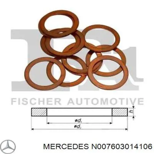 Vedante de rolha de panela de motor Mercedes N007603014106 preço, a partir de 1,56 USD