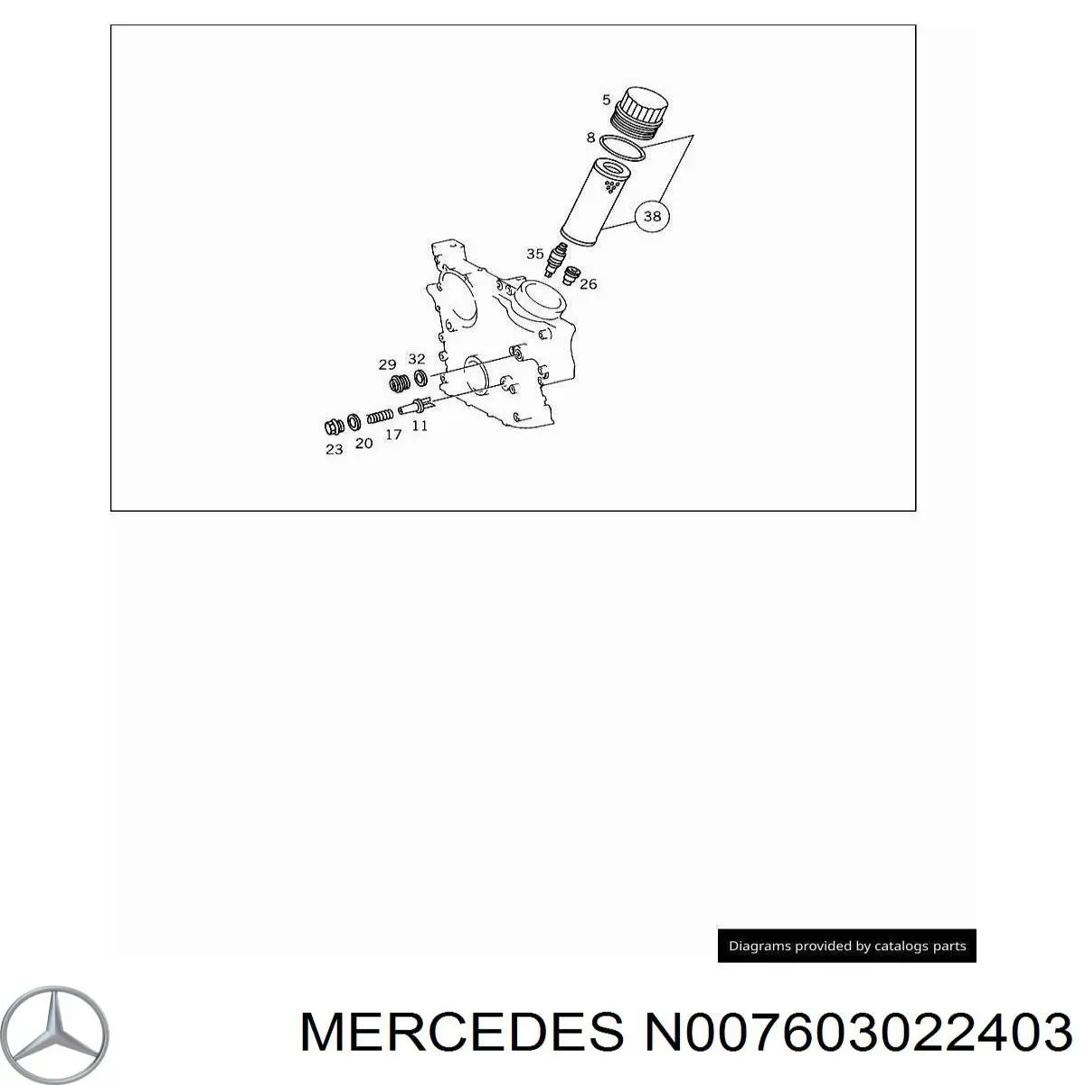 N007603022403 Mercedes 