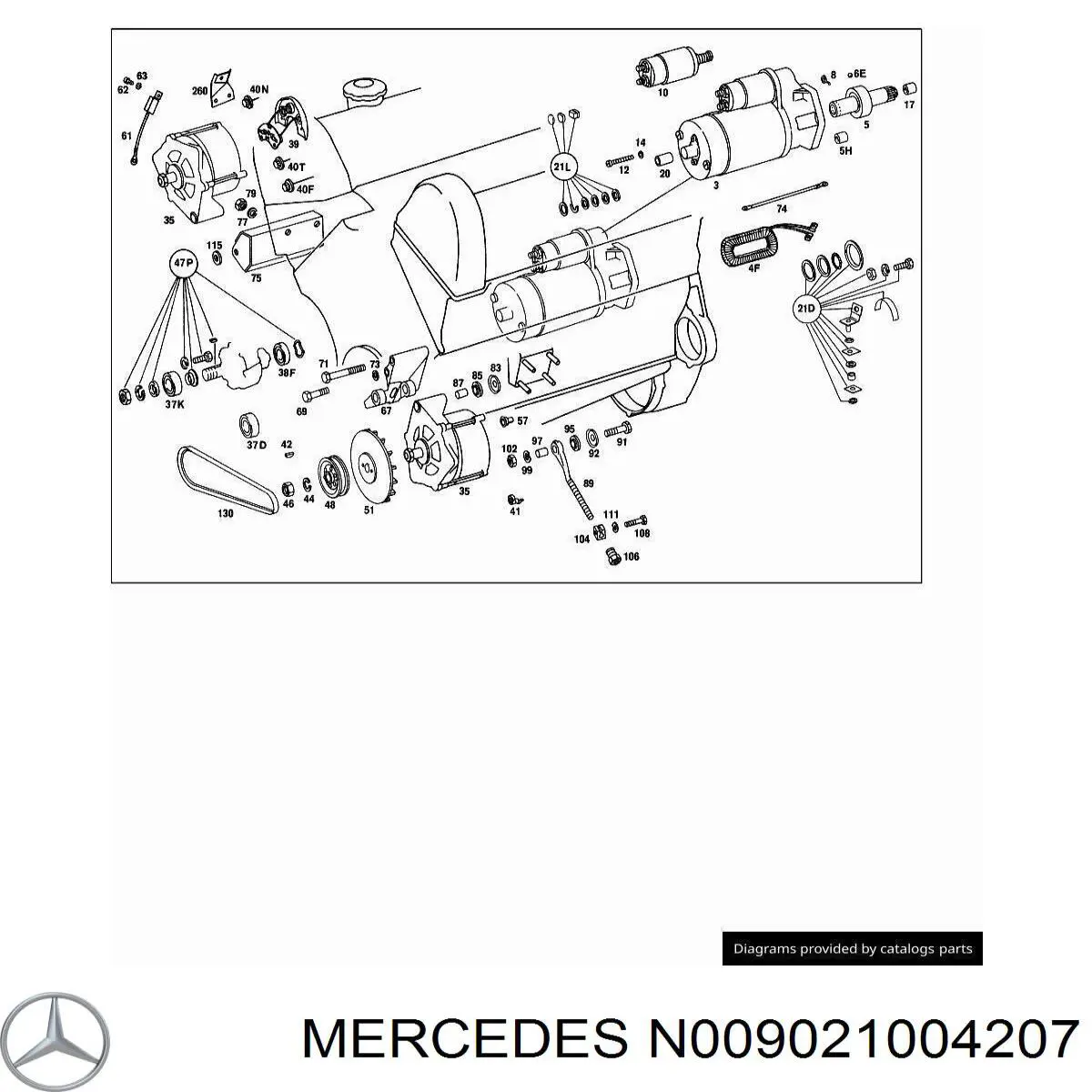 N009021004207 Mercedes 
