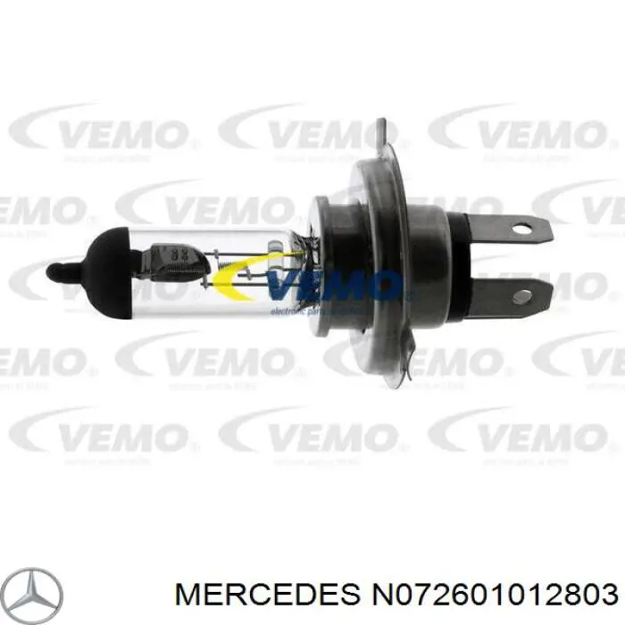 Compre N072601012803 Mercedes Lâmpada halógena