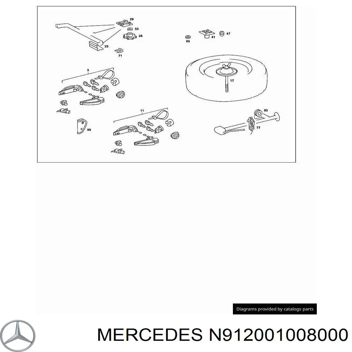 N912001008000 Mercedes 