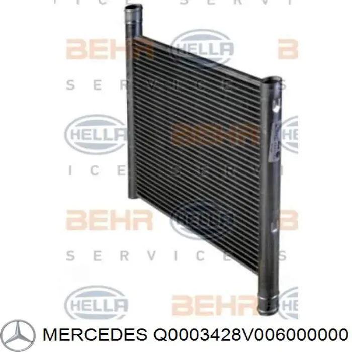 Compre Q0003428V006000000 Mercedes Radiador de esfriamento de motor