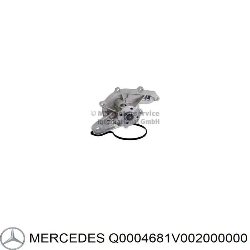 Q0004681V002000000 Mercedes Bomba de água (bomba) de esfriamento