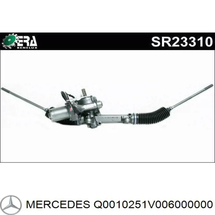 Q0010251V006000000 Mercedes Cremalheira da direção