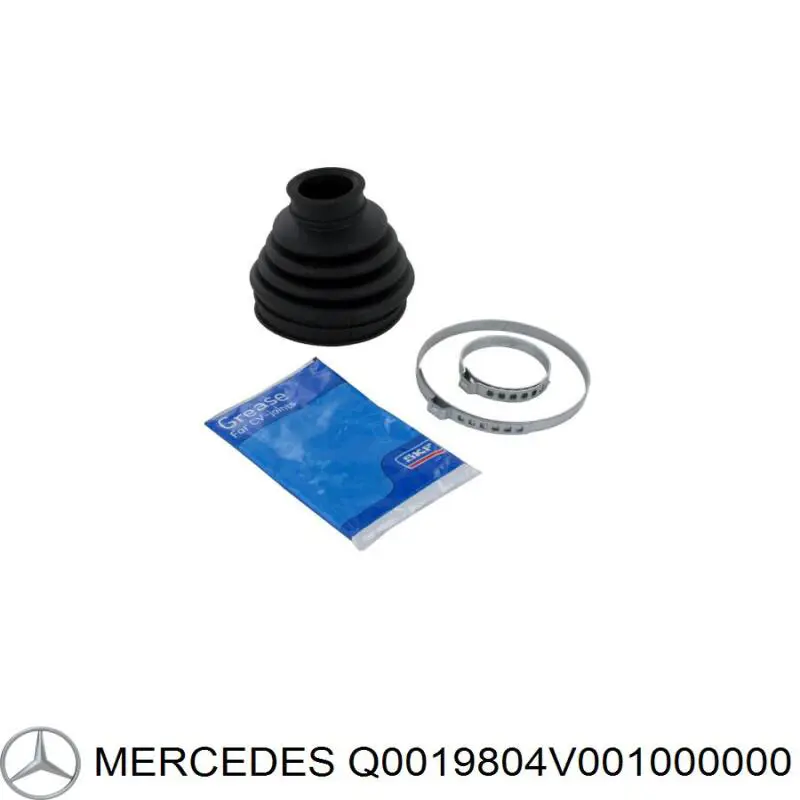 Bota de proteção interna de junta homocinética do semieixo traseiro Mercedes Q0019804V001000000 preço, a partir de 18,35 USD
